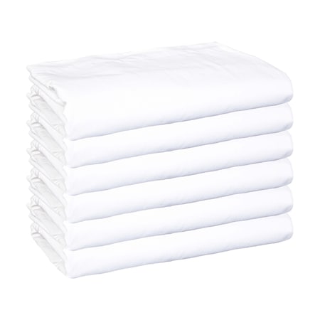 Monarch Brands Lulworth T180 Fitted Bed Sheets, Full, 24PK T180-548012-CS